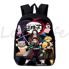 Anime Demon Slayer Backpack Waterproof Kindergarten Bookbag School Bags Boys Gir
