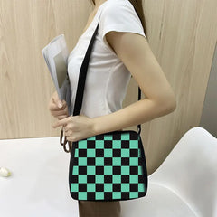 Demon Slayer Pattern Women Handbag Female Beach Tote Girls Hand Bag