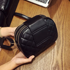 Stylish Crossbody Bag for Women PU Leather High Capacity Shoulder Handbag