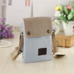 Denim Messenger Bag Clutch Crossbody Mini Shoulder Bag for Women