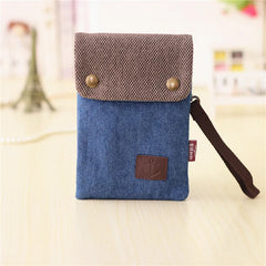 Denim Messenger Bag Clutch Crossbody Mini Shoulder Bag for Women