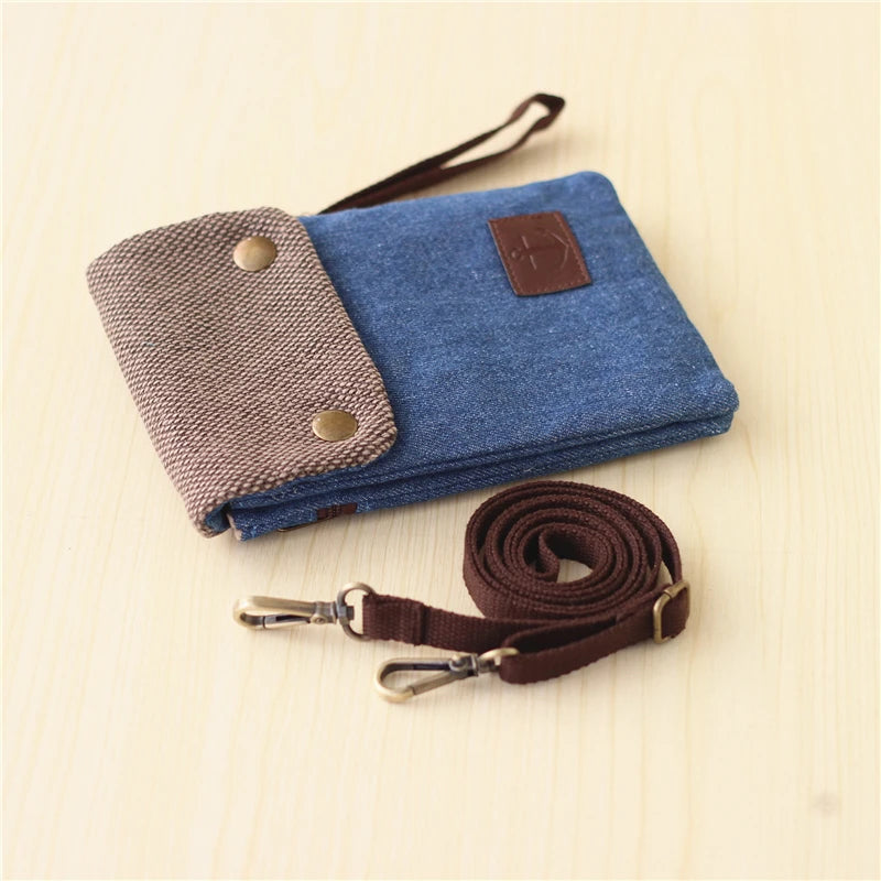 Denim Messenger Bag Clutch Crossbody Mini Shoulder Bag for Women