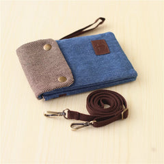Denim Messenger Bag Clutch Crossbody Mini Shoulder Bag for Women