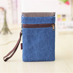 Denim Messenger Bag Clutch Crossbody Mini Shoulder Bag for Women