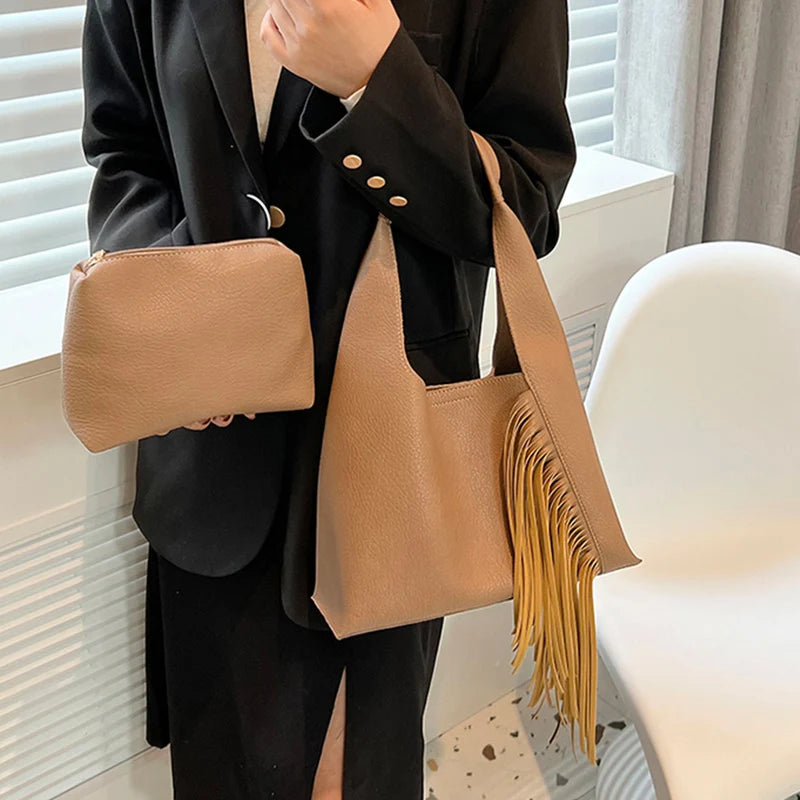 Vintage PU Leather Bucket Crossbody Sling Bags for Women