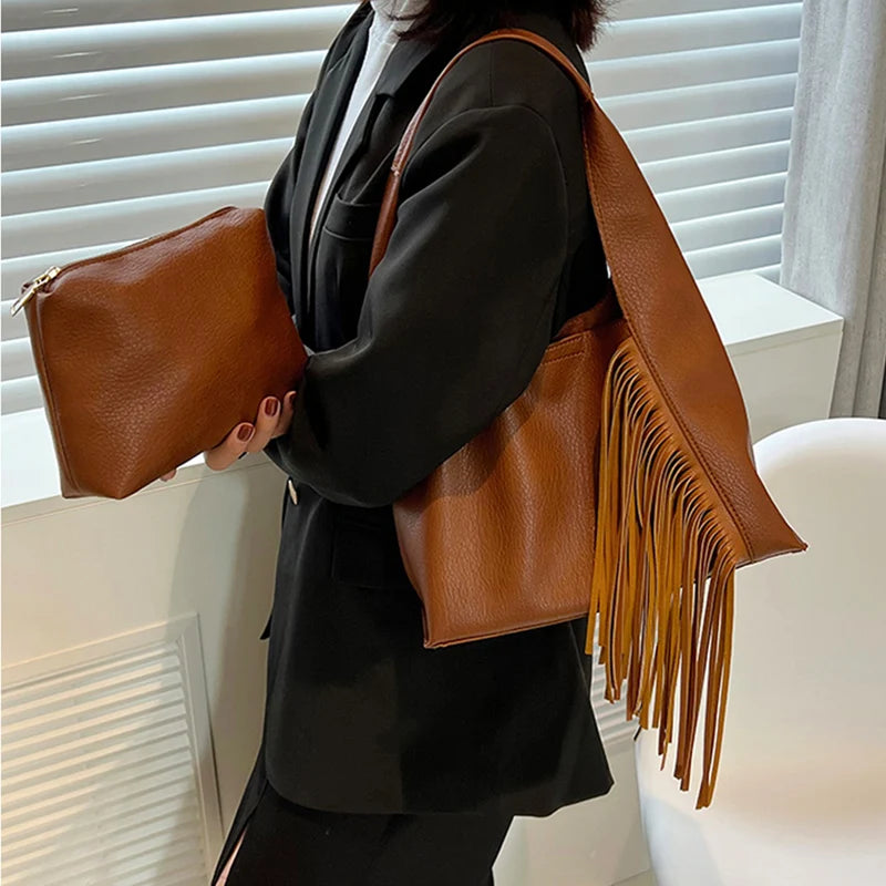 Vintage PU Leather Bucket Crossbody Sling Bags for Women