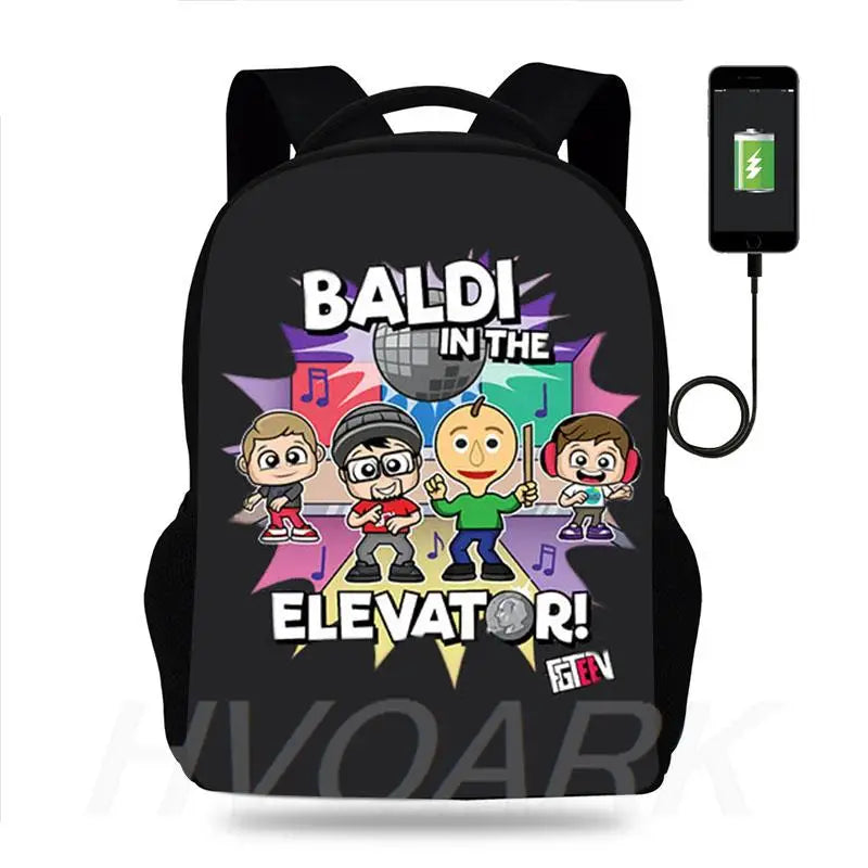 Hot Fgteev Backpack Boys Girls School Bag Men Women Rucksack Teens Students
