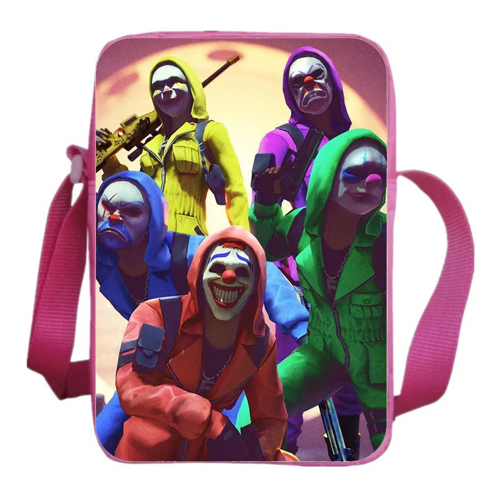Hot Game Fire Messenger Bags Shoulder Bags Cartoon Students Anime Crossbody Bags