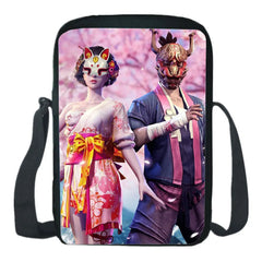 Fire Shoulder Bags Cartoon Messenger Bags Students Anime Crossbody Bags