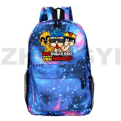 Mikecrack Backpacks Boys Girls Large Capacity School Supplies Los Compas