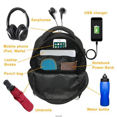 Undertale Backpack Boy Girl School Bag Children Teenager USB Charging