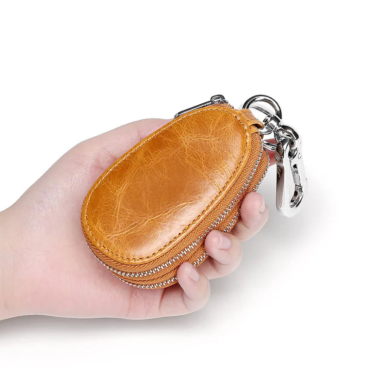Leather Key Holder Women Key Wallets Car Key Holder Smart Housekeeper