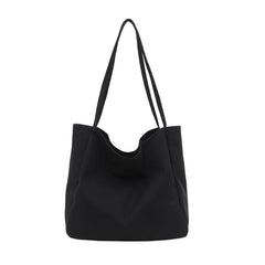 Large Capacity Canvas Shoulder Bag Double-sided Handbag