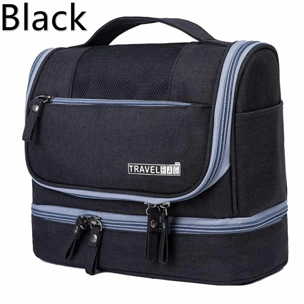 Travel Toiletry Bag Wash Organizer Kit for Men Women Cosmetics Make Up