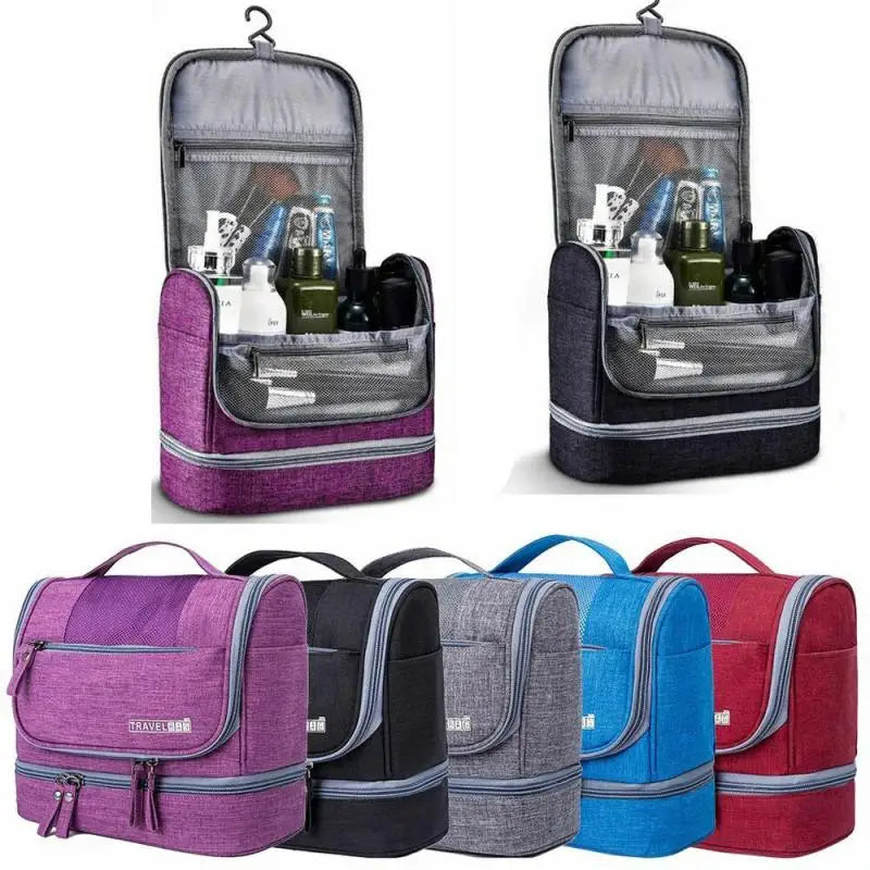 Travel Toiletry Bag Wash Organizer Kit for Men Women Cosmetics Make Up