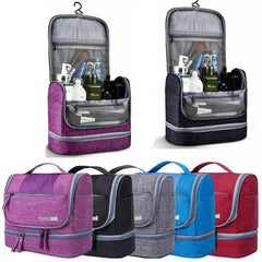 Travel Toiletry Bag Wash Organizer Kit for Men Women Cosmetics Make Up