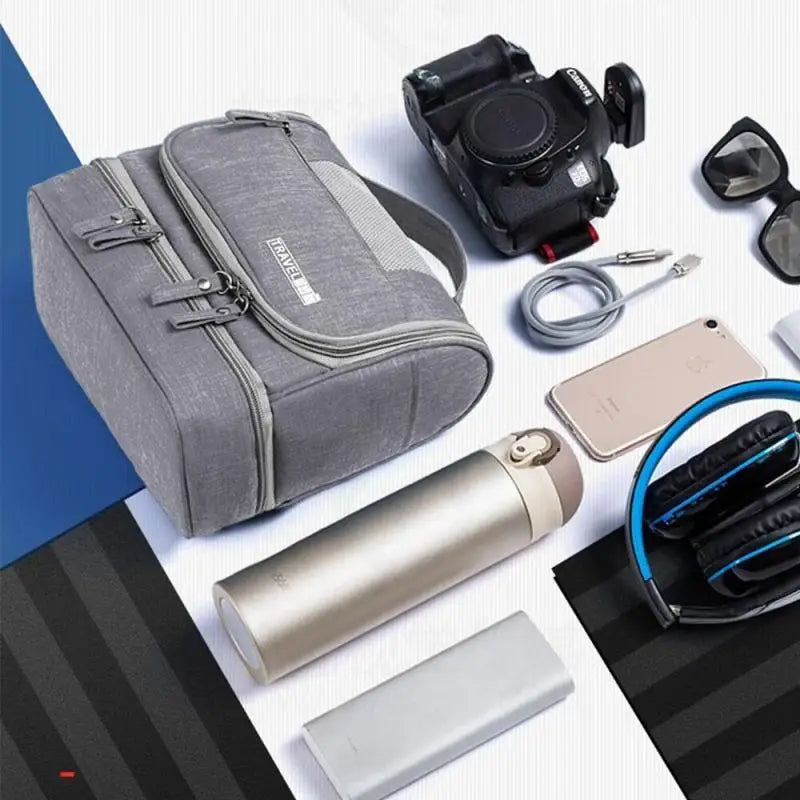 Travel Toiletry Bag Wash Organizer Kit for Men Women Cosmetics Make Up