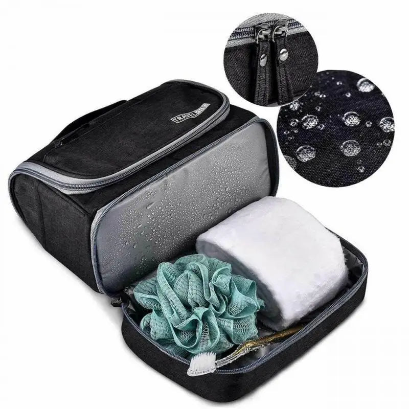 Travel Toiletry Bag Wash Organizer Kit for Men Women Cosmetics Make Up