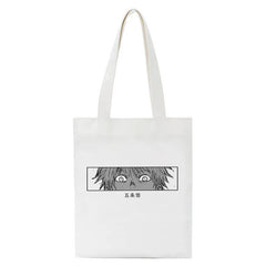 Jujutsu Kaisen Tote Bag Harajuku Unisex Handbag Canvas Shopper Shoulder Bags