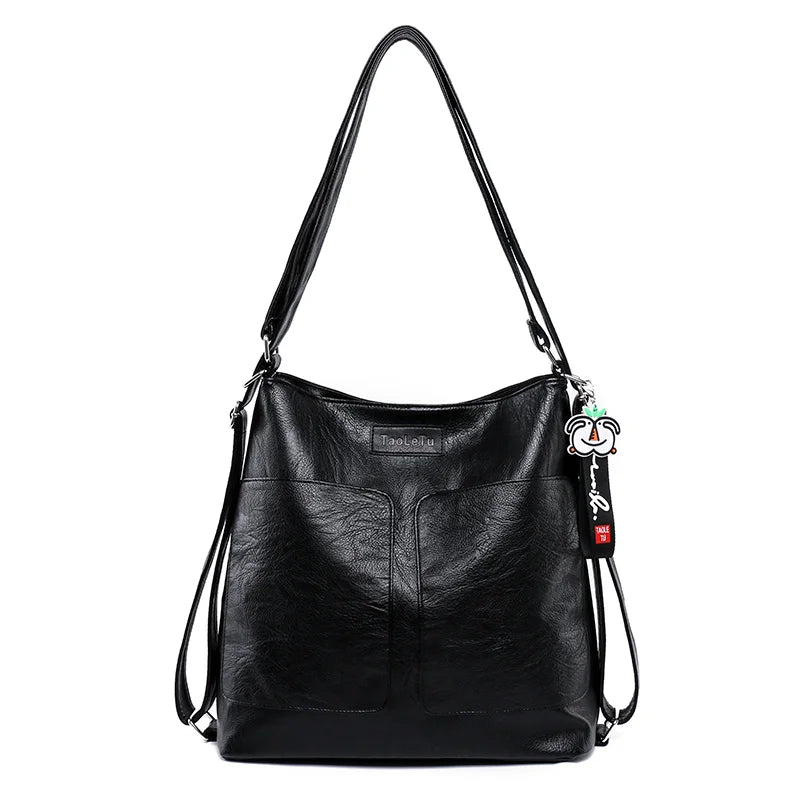 Women's Large Soft Leather Handbag Shoulder Messenger Tote Bag