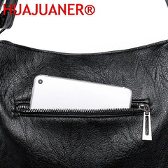 Women's Large Soft Leather Handbag Shoulder Messenger Tote Bag