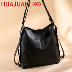 Women's Large Soft Leather Handbag Shoulder Messenger Tote Bag