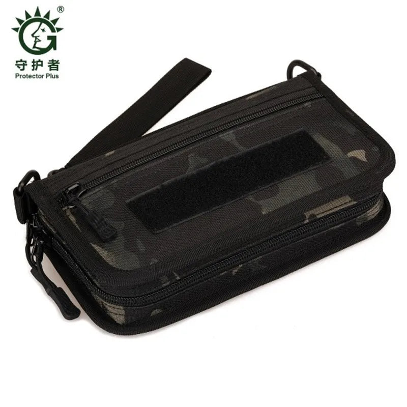 Camouflage Tactical Wallet Sports Hand Bag 6 Inches Nylon Military Pouch