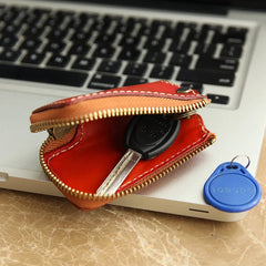 Men Leather Key Wallet Zipper Car Key Holder Key Case High Housekeeper