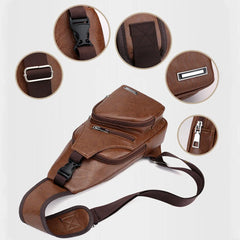 Men Handbags Casual Leather Bag Briefcase Shoulder Messenger Bags