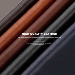 Stylish Men's Short Leather Wallet Money Clip Carteira Masculina