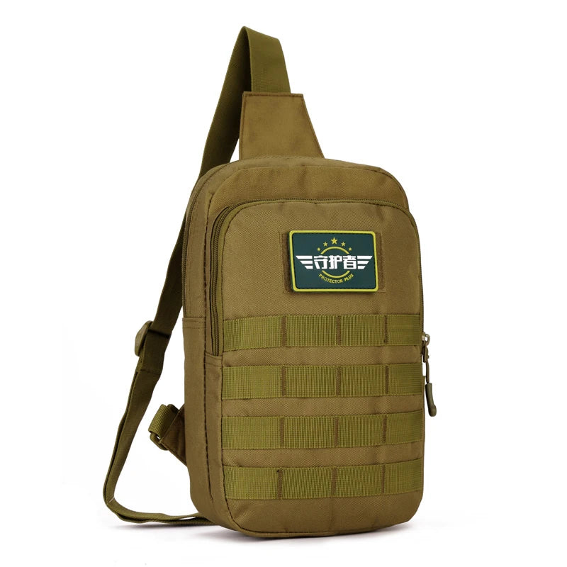 Military Chest Pack Waterproof Nylon Waist Bag