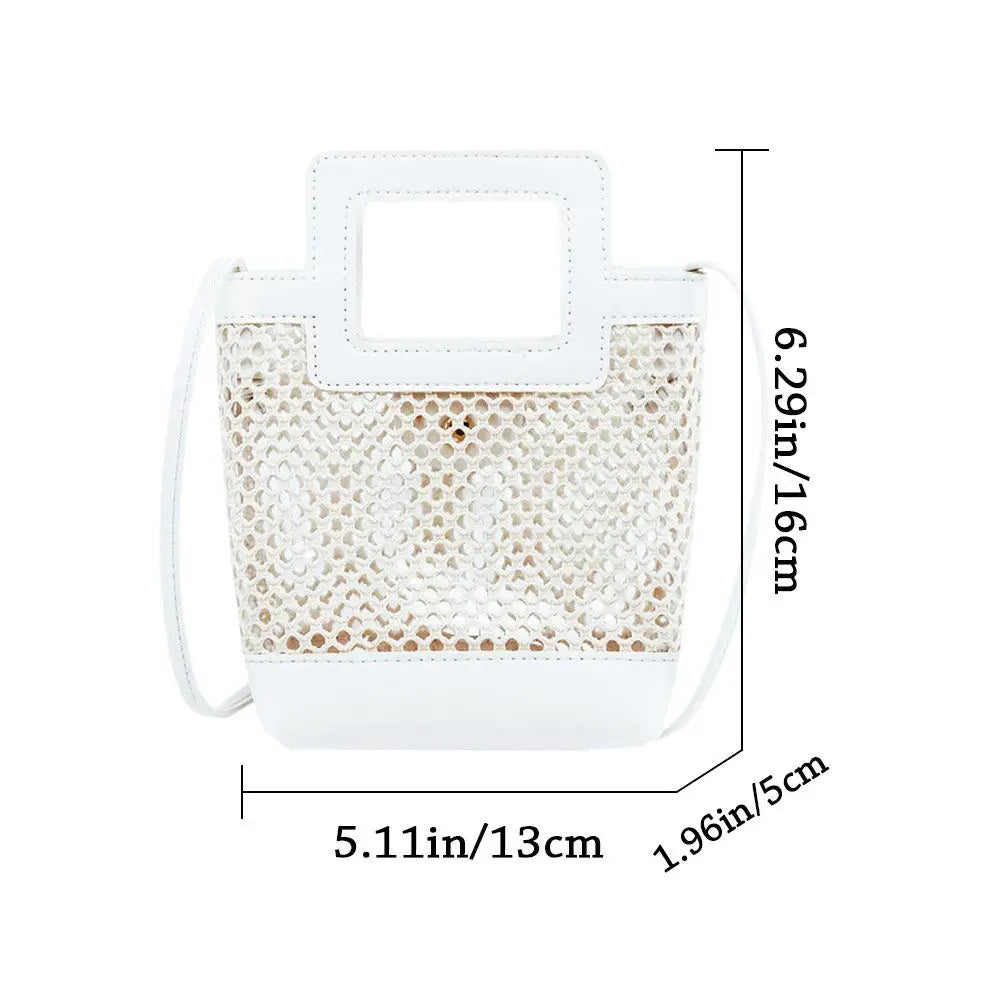 Stylish Woven Beach Shoulder Bag Crossbody Tote for Women