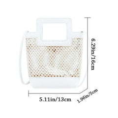 Stylish Woven Beach Shoulder Bag Crossbody Tote for Women