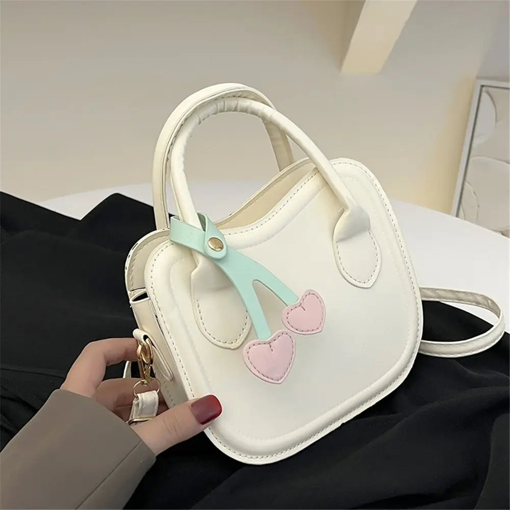 Cherry Handbags Small PU Shoulder Bags Women Crossbody Messenger Bag