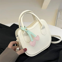 Cherry Handbags Small PU Shoulder Bags Women Crossbody Messenger Bag