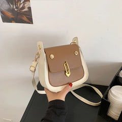 Women Shoulder Bag PU Leather Car Line Mini Square Bag