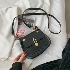 Women Shoulder Bag PU Leather Car Line Mini Square Bag