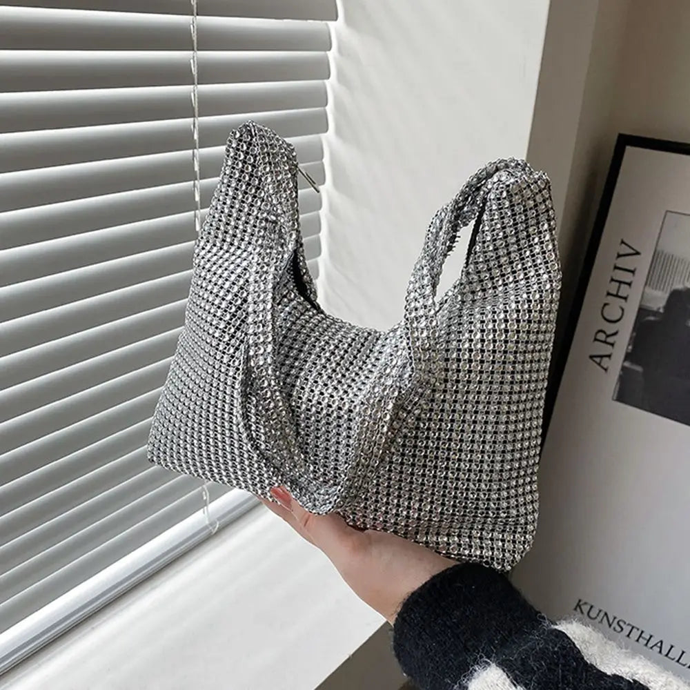 Rhinestone Evening Clutch Bag Diamond Dinner Party Purses Women Shoulder Bag