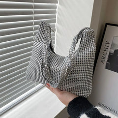 Rhinestone Evening Clutch Bag Diamond Dinner Party Purses Women Shoulder Bag