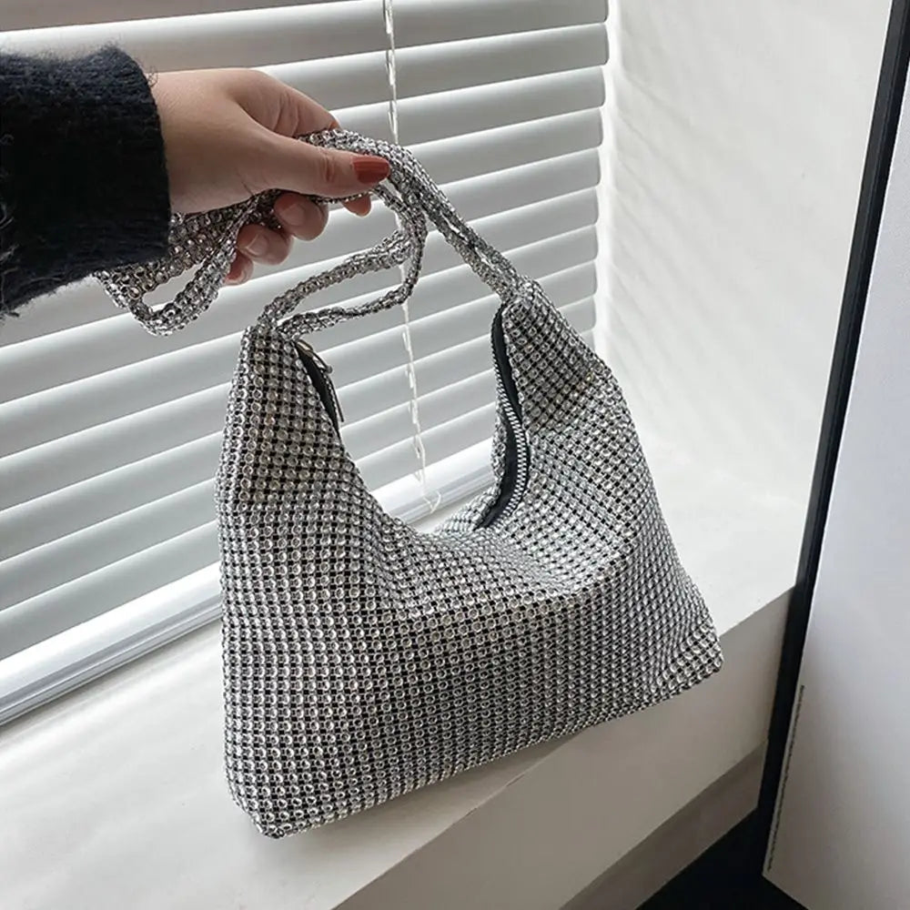 Rhinestone Evening Clutch Bag Diamond Dinner Party Purses Women Shoulder Bag