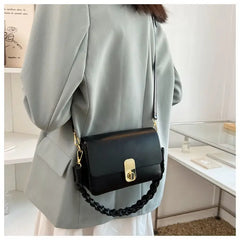 Hot PU Leather Pink Shoulder Bag For Women Crossbody Party Purse