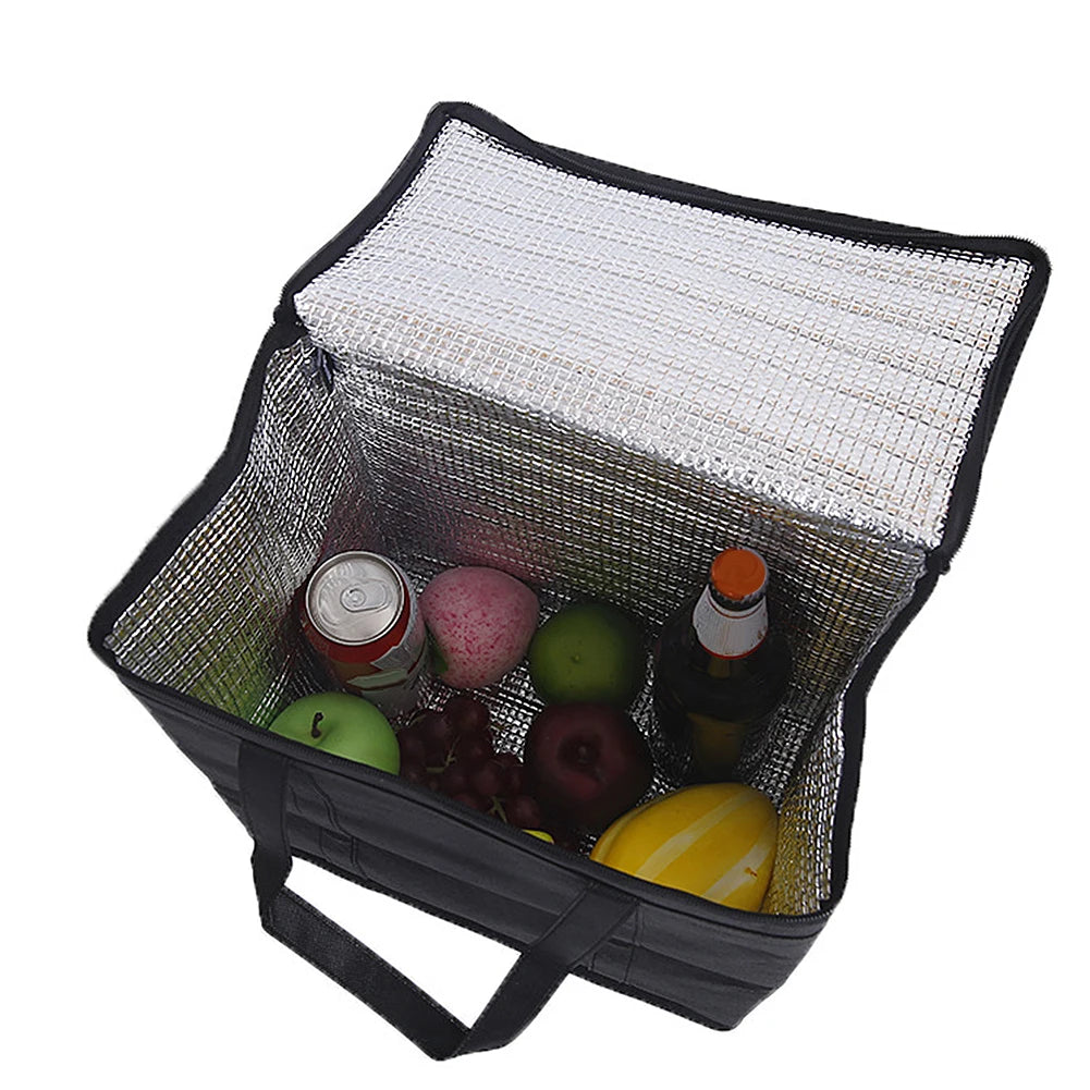 Portable Insulated Thermal Lunch Bags Folding Picnic Cooler Lunch Bag