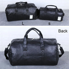 PU Leather Luggage Bag With Shoes Pocket