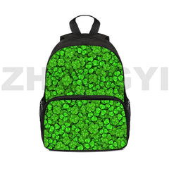 Anime St Patrick's Children's 3D Print School Backpack for Teenagers