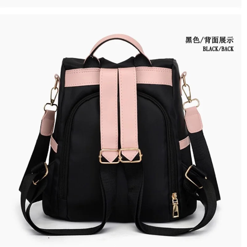 Anti-theft Oxford Cloth Lightweight Ladies Backpack