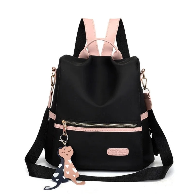 Anti-theft Oxford Cloth Lightweight Ladies Backpack