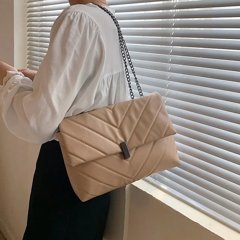 Shoulder Bag Chain Strap Crossbody Bags For Women Large Capacity Handbags