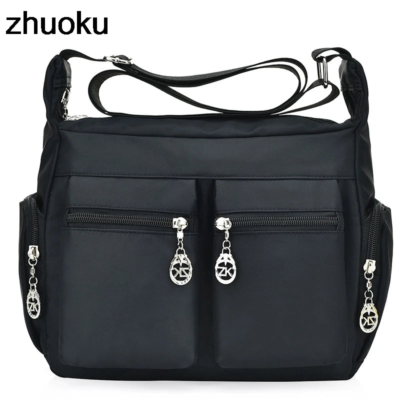 Women Messenger Bags Waterproof Nylon Shoulder Bag Crossbody Bags
