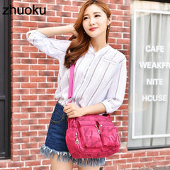 Women Messenger Bags Waterproof Nylon Shoulder Bag Crossbody Bags