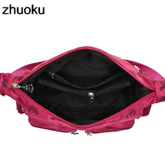 Women Messenger Bags Waterproof Nylon Shoulder Bag Crossbody Bags